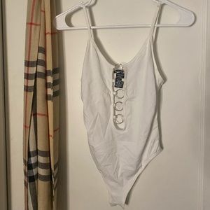 White ringlet Bodysuit♥️